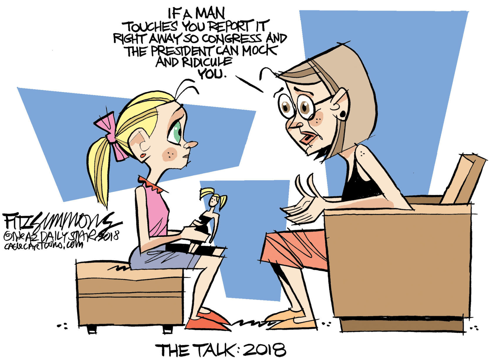Daily Fitz Cartoon: The Talk